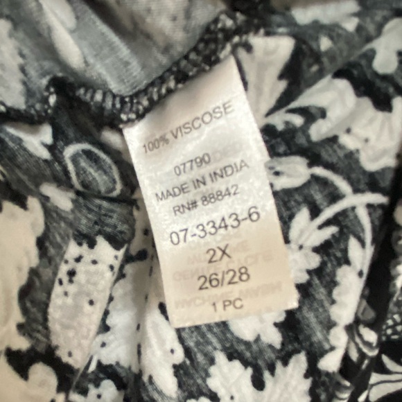 (S6) Chelsea Studios 2X (26/28) Boho V-Neck Button-Down Tunic - Picture 10 of 10